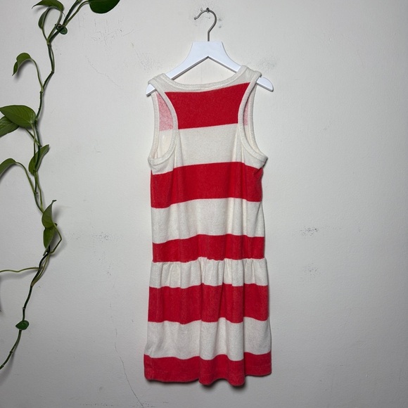 CrewCuts Kids Red and White Striped French Terry Cloth Swim Cover - {10} - Picture 2 of 4